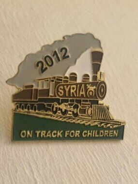 Syria Shriners Pittsburgh Cheswick Pennsylvania 2012 Lapel Pin - Locomotive Pin